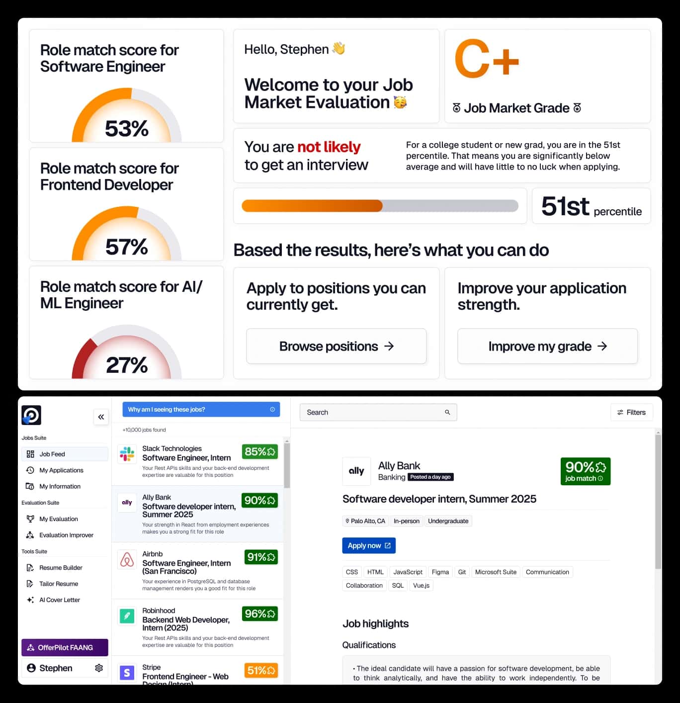 OfferPilot app preview